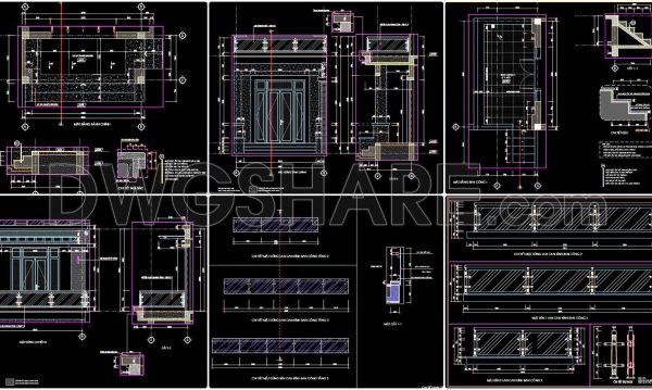2 years ago
                

                
             894512. Free download of CAD drawings with detailed architectural designs for the main entrance, balcony details, facade details, and skylight roof details