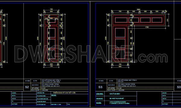 2 years ago
                

                
             336574. Detailed CAD Drawings Of Doors, Windows For Download