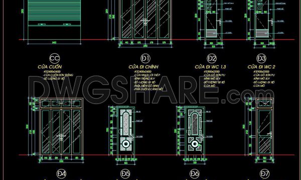 2 years ago
                

                
             558577. Detailed CAD Drawings Of Doors, Windows For Download