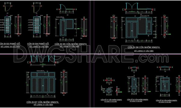 2 years ago
                

                
             634587. Detailed CAD Drawings Of Doors, Windows For Download