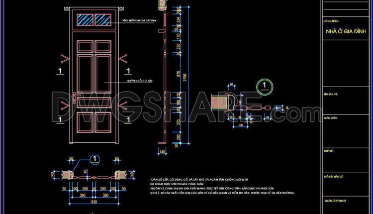 588. Detailed CAD Drawings Of Doors, Windows For Download (1)
