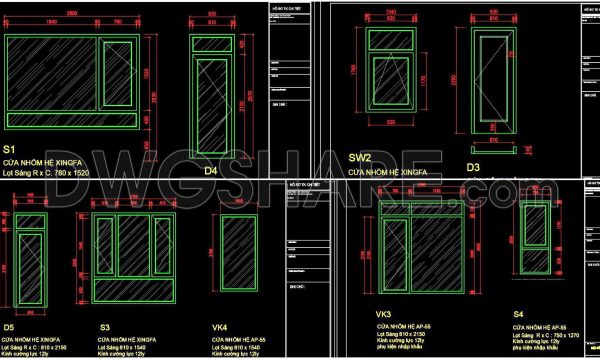 2 years ago
                

                
             578594. Detailed CAD Drawings Of Doors, Windows For Download