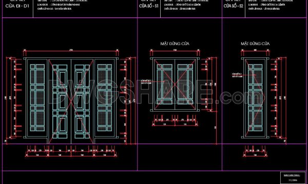 2 years ago
                

                
             296597. Detailed CAD Drawings Of Doors, Windows For Download