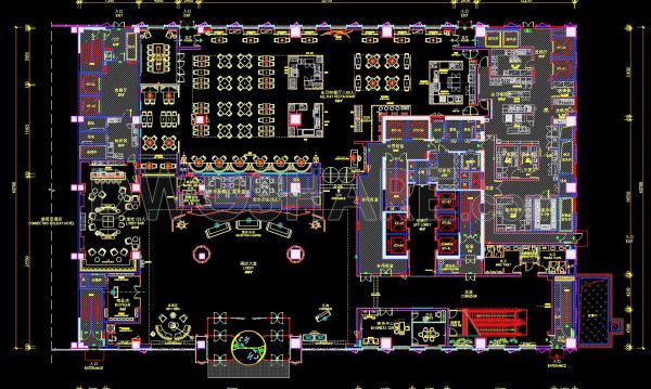 2 years ago
                

                
             8,08690. Download CAD Floor Plan Drawings of the First-Floor Functional Layout for a 5-Star Hotel Lobby