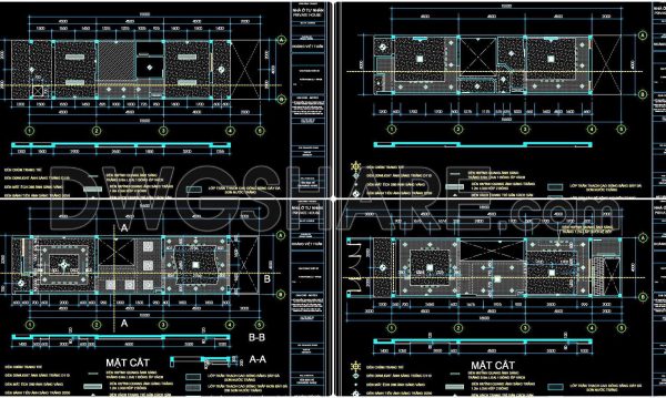 2 years ago
                

                
             749135. Detailed CAD drawings for the ceiling layout design of a 3-story townhouse