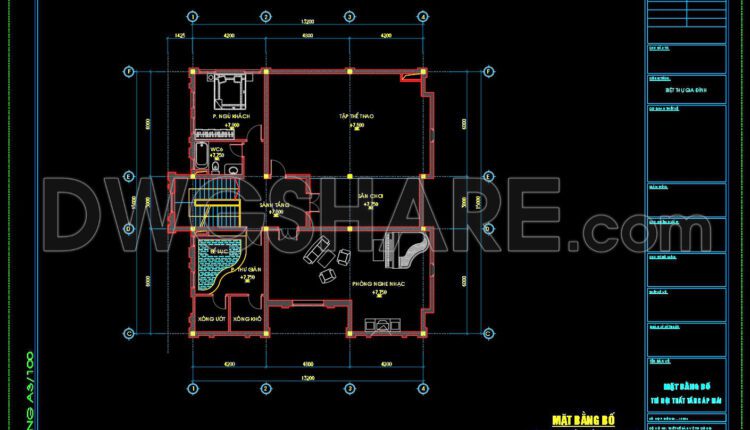 237. House Plan Design CAD File Free download