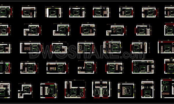 2 years ago
                

                
             3,466240. Download CAD drawings of layout options for different types of bedrooms