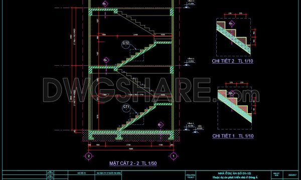 244. Download detailed CAD drawings of townhouse stairs