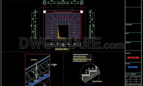 246. Download detailed CAD drawings of townhouse stairs