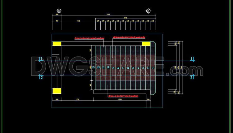247. Download detailed CAD drawings of townhouse stairs