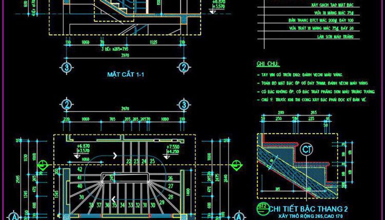 248. Download detailed CAD drawings of townhouse stairs