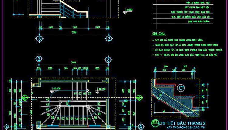 248. Download detailed CAD drawings of townhouse stairs