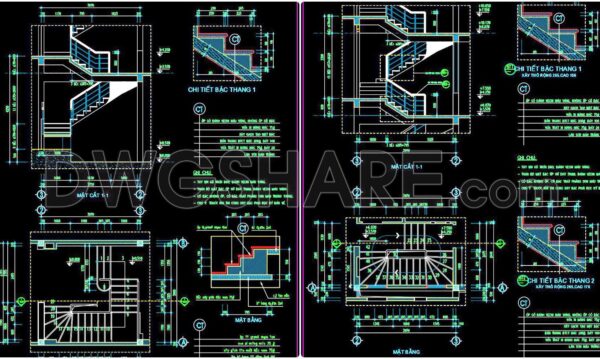 248. Download detailed CAD drawings of townhouse stairs
