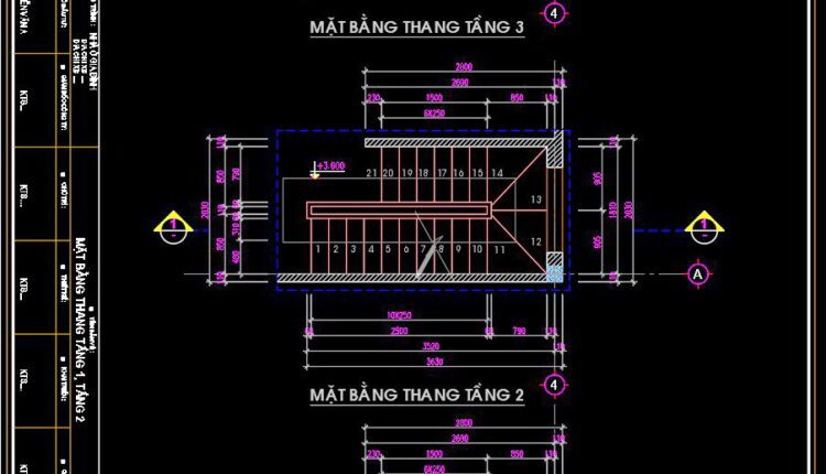 249. Download detailed CAD drawings of townhouse stairs