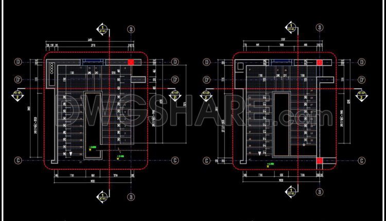 251. Download detailed CAD drawings of townhouse stairs