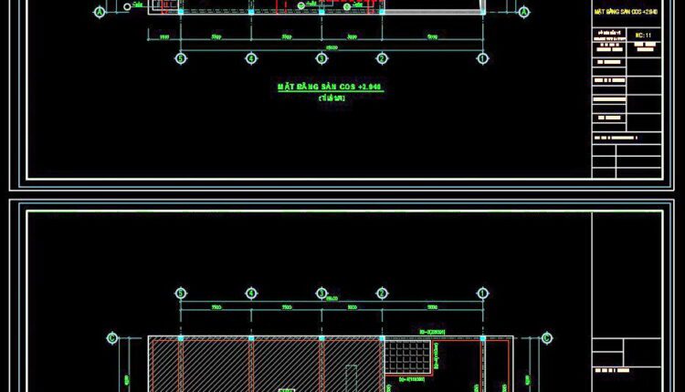 268. Structural Drawings Of 4-Story House A Complete Project 7.2m x 18m For Download