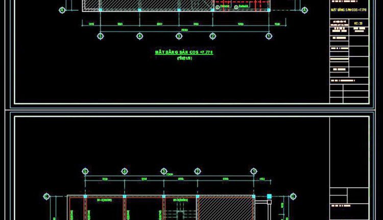 268. Structural Drawings Of 4-Story House A Complete Project 7.2m x 18m For Download