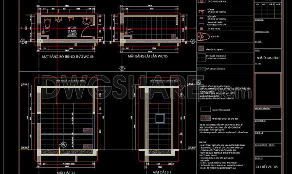2 years ago
                

                
             454276. Free download of CAD technical drawings for the construction of bathrooms in townhouses