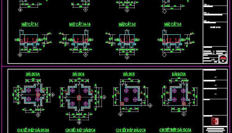 276. Structural Drawings Of 4-Story House A Complete Project 6m x 8.5m For Download