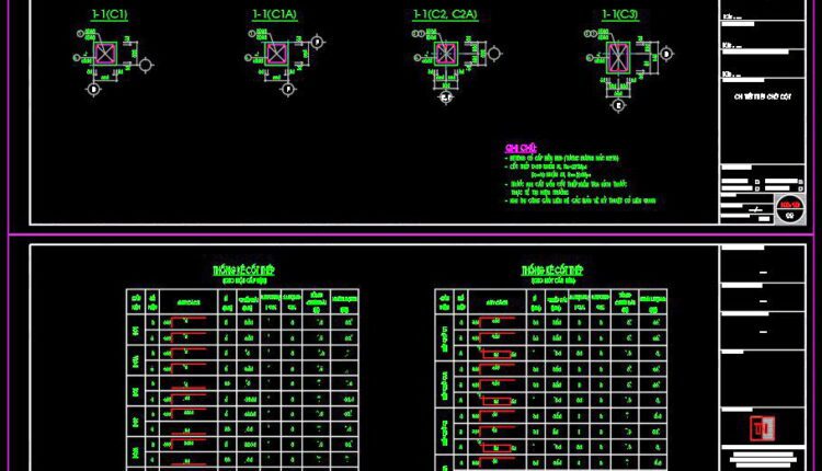276. Structural Drawings Of 4-Story House A Complete Project 6m x 8.5m For Download