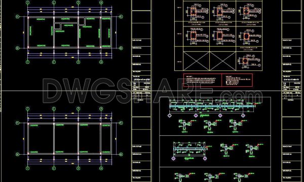 2 years ago
                

                
             1,331277. Structural Drawings Of 3-Story House A Complete Project 6m x 14m For Download