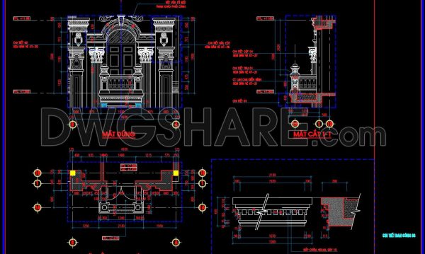 2 years ago
                

                
             1,087349. Free download of CAD drawings of European classical architectural details