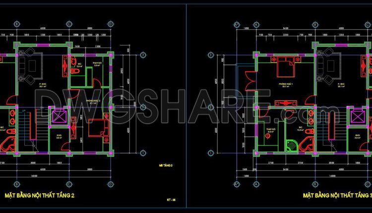 391. Download CAD Design Drawings for a 3-Story House with Dimensions 9m x 15.8m