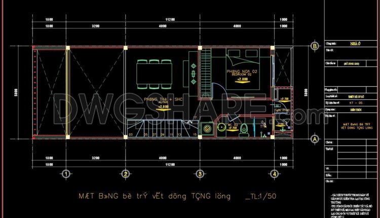 462. Download CAD Design Drawings for a 2-Story House with Dimensions 5m x 11.2m