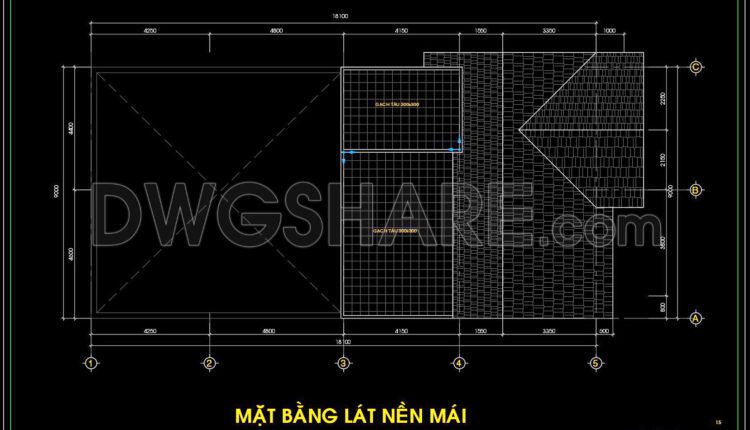 51. Download free detailed CAD drawings of floor plans for a 3-story townhouse