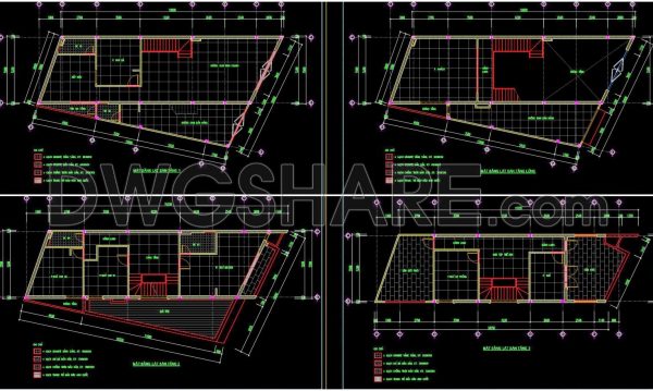 2 years ago
                

                
             36753. Download free detailed CAD drawings of floor plans for a 3-story townhouse