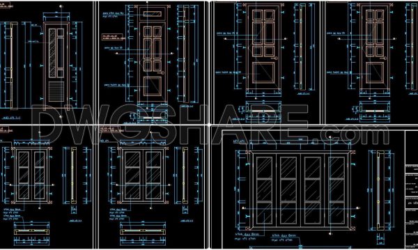 2 years ago
                

                
             492602. Detailed CAD Drawings Of Doors, Windows For Download