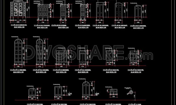 2 years ago
                

                
             721608. Detailed CAD Drawings Of Doors, Windows For Download