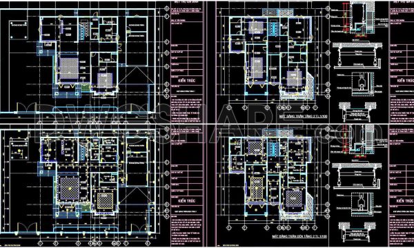 2 years ago
                

                
             1,387144. Detailed CAD drawings for the ceiling layout design of a 2-story townhouse