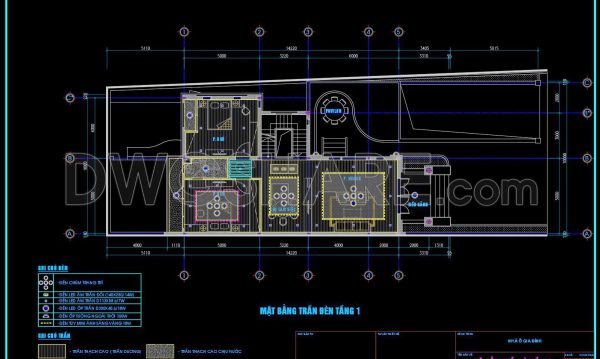 2 years ago
                

                
             568147. Detailed CAD drawings for the ceiling layout design of a 3-story townhouse