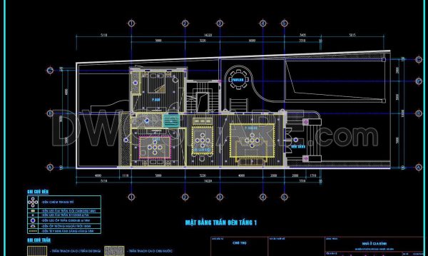2 years ago
                

                
             717148. Detailed CAD drawings for the ceiling layout design of a 3-story townhouse