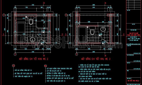 2 years ago
                

                
             511295. Free download of CAD technical drawings for the construction of bathrooms in townhouses