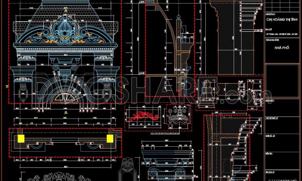 2 years ago
                

                
             1,916361. Free download of CAD drawings of European classical architectural details