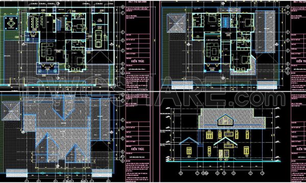2 years ago
                

                
             1,599398. Download CAD Design Drawings for a 2-Story House with Dimensions 20m x 20m