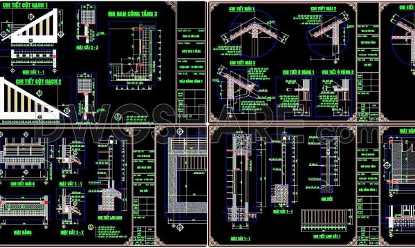 2 years ago
                

                
             980518. Free download of detailed architectural CAD drawings for the house entrance facade, balcony details, and elevation details
