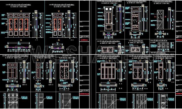 2 years ago
                

                
             860616. Detailed CAD Drawings Of Doors, Windows For Download