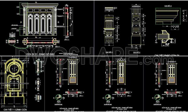 2 years ago
                

                
             848617. Detailed CAD Drawings Of Doors, Windows For Download