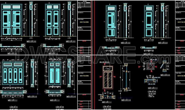2 years ago
                

                
             620620. Detailed CAD Drawings Of Doors, Windows For Download