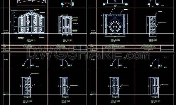 2 years ago
                

                
             1,349622. Detailed CAD Drawings Of Doors, Windows For Download