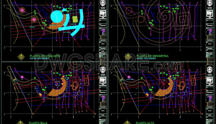 94. Download The Free Cad Drawing Of Plantas Arq Fin Dwg Hotel (1)