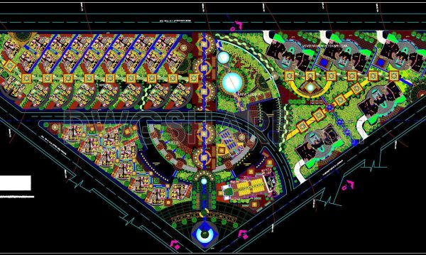 131. Cad Drawings Of The General Planimetry For Residential Housing, In Multifamily Housing – Condominiums – Projects