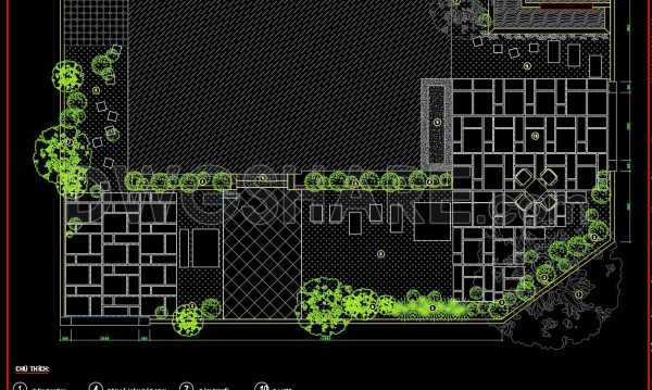 132. Cad Drawings Of Landscape Design Plans For Villa Garden (1)