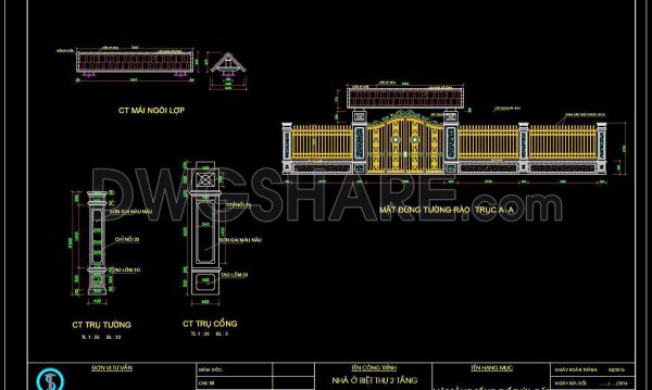 2 years ago
                

                
             1,421165. Download CAD drawings for technical design and construction of gates and fences for townhouses