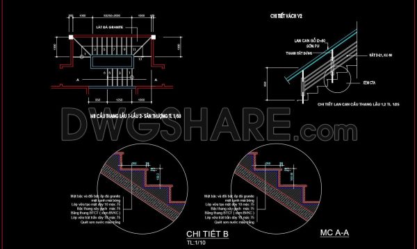259. Download detailed CAD drawings of townhouse stairs