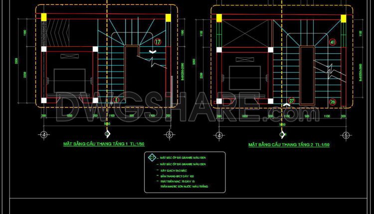 265. Download Detailed Cad Drawings Of Townhouse Stairs (1)