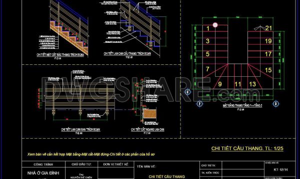 267. Download detailed CAD drawings of townhouse stairs